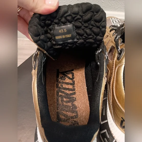 designer LIMITED EDITION VERSACE Trigreca Glitter sneaker
